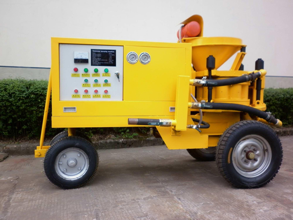 矿用湿喷机日常维护步骤